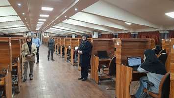 برگزاری آزمون‌های پایان‌ترم گروه زبان‌های خارجی دانشگاه